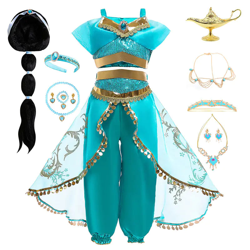 Children's Jasmine Princess Dress for Halloween