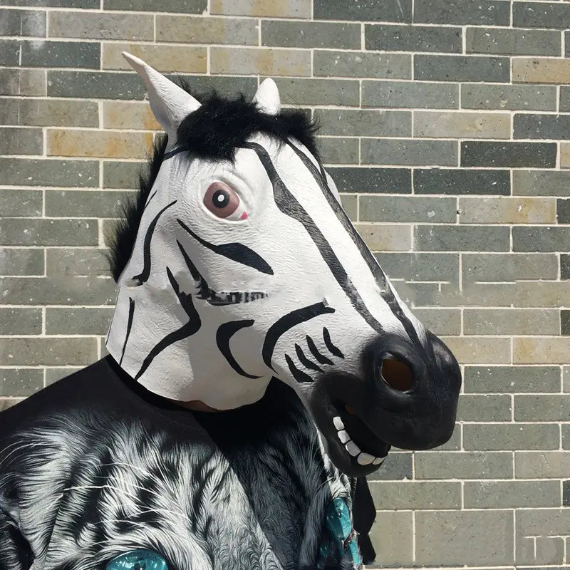 Unicorn and Zebra Party Masks - Horse Head Costumes