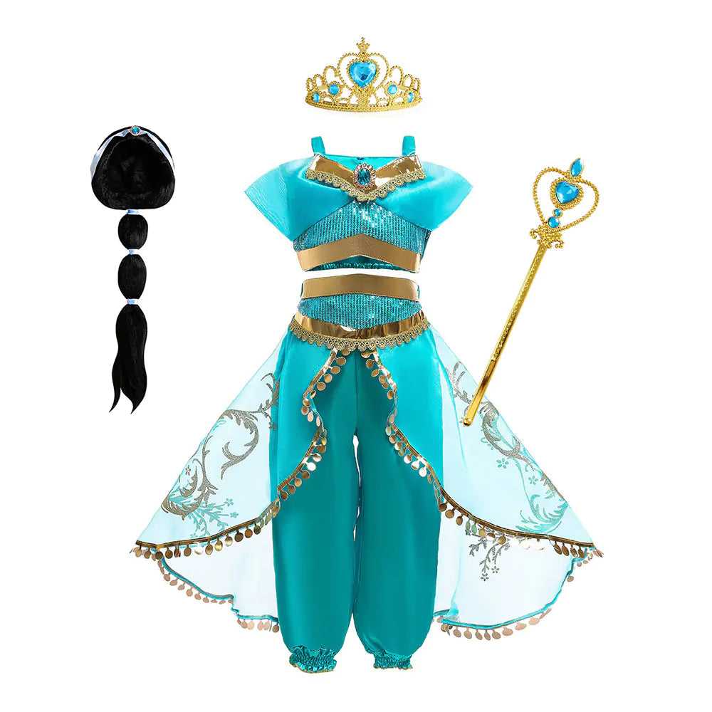 Children's Jasmine Princess Dress for Halloween