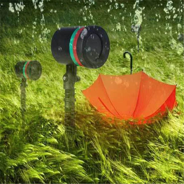 Laser Stage Light with Christmas Projection Effects