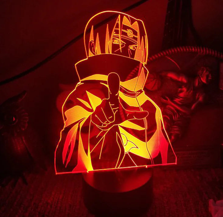 Sasuke Naruto 3D Night Light with Colorful Effects