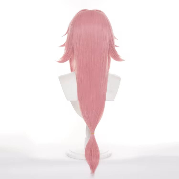 Synthetic Pink Heart Wig
