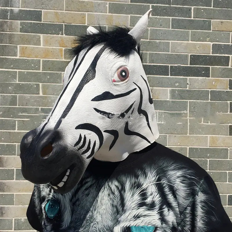 Unicorn and Zebra Party Masks - Horse Head Costumes
