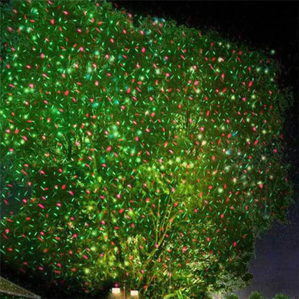 Laser Stage Light with Christmas Projection Effects