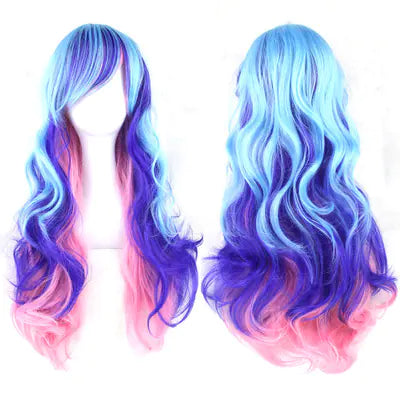 Harajuku Wig, Cosplay Anime Long Curly Hair Wig