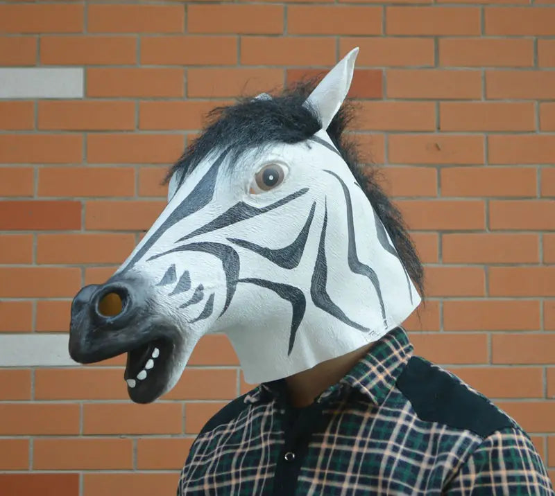 Unicorn and Zebra Party Masks - Horse Head Costumes