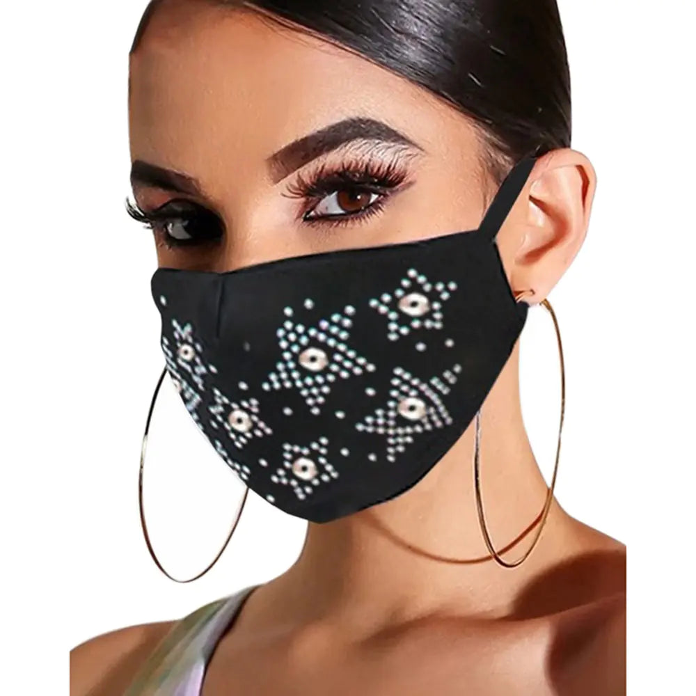Rhinestone Jewelry Masks for Spring and Summer