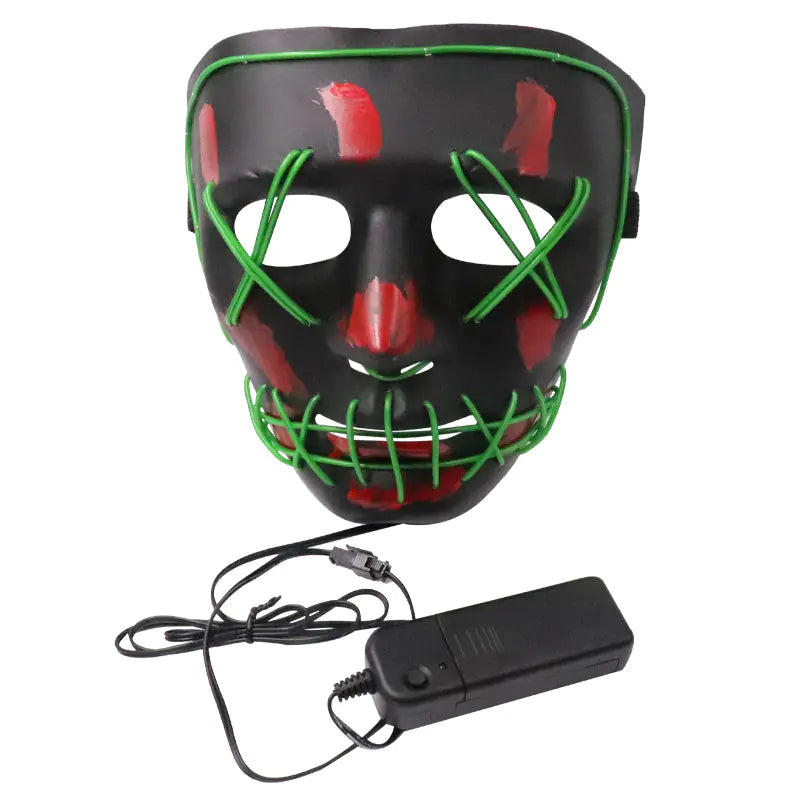 LED Halloween Mask with Flashing Blood Effects