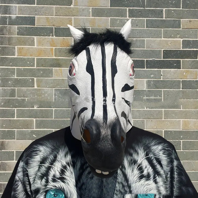 Unicorn and Zebra Party Masks - Horse Head Costumes