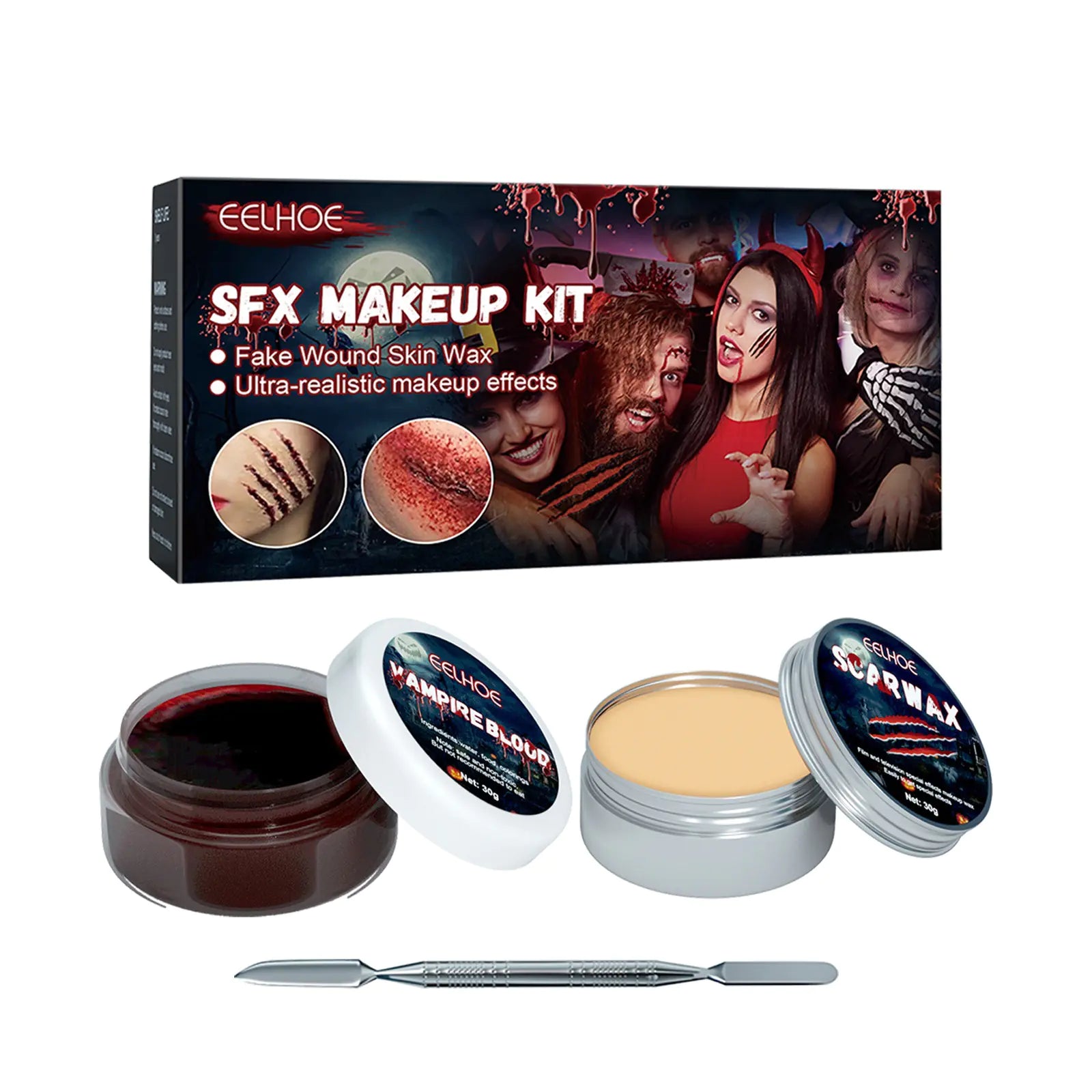 Skin Wax Plasma Makeup Set for Horror Effects