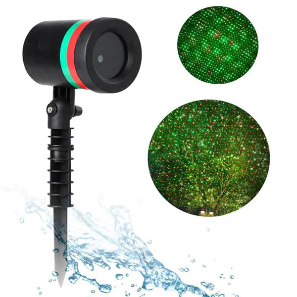 Laser Stage Light with Christmas Projection Effects