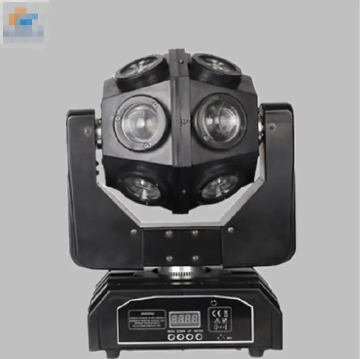 Dual-Head Beam Light with Rotating Laser Effects