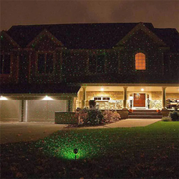 Laser Stage Light with Christmas Projection Effects