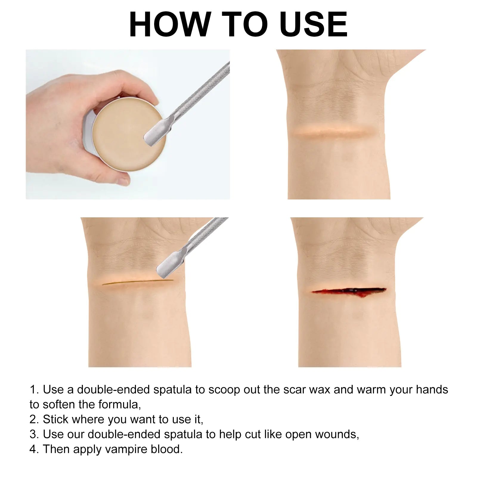 Skin Wax Plasma Makeup Set for Horror Effects