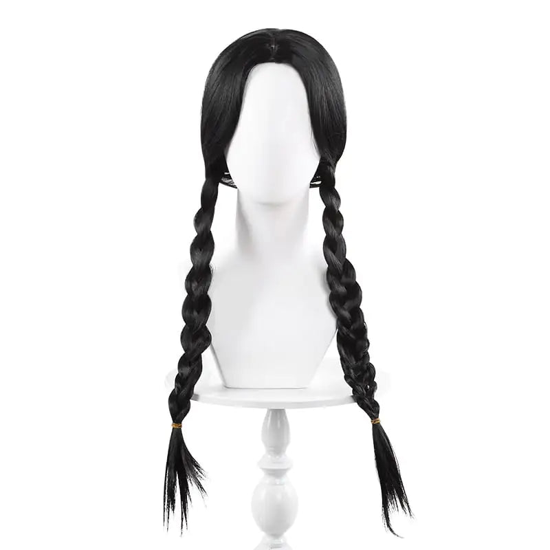 Halloween Wednesday Black Dress Cosplay Outfit
